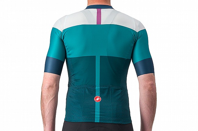 Castelli Mens Sezione Jersey Deep Teal/Quetzal Green