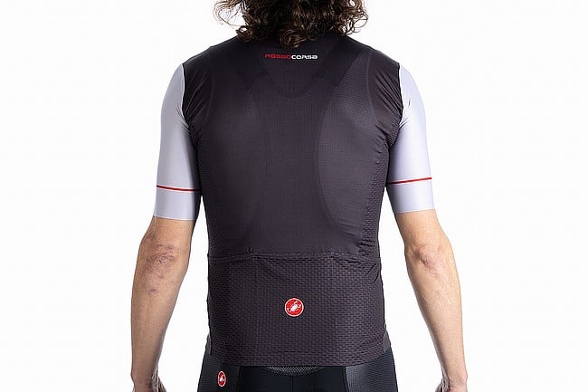 Castelli Mens Competizione 3 Jersey LTD Dark Gray/Silver Gray/Red