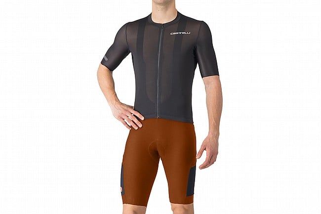 Castelli Mens Unlimited Endurance Bibshort Deep Mocha