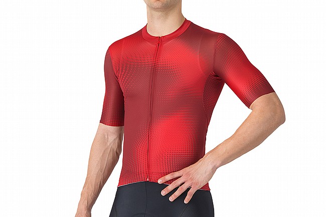 Castelli Mens Vortice Jersey Red/Rich Red