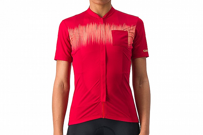 Castelli Womens Unlimited Sentiero 2 Jersey Dark Red