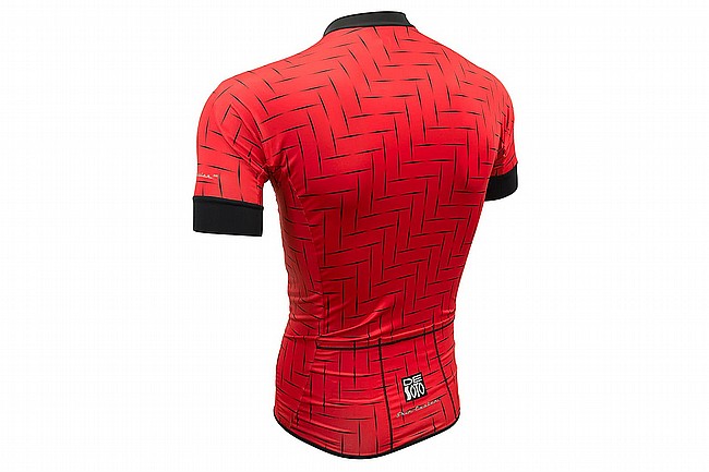De Soto Mens Skincooler Full Zip Tri Top Red Laser