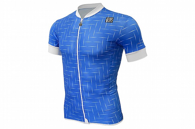De Soto Mens Skincooler Full Zip Tri Top Royal Laser