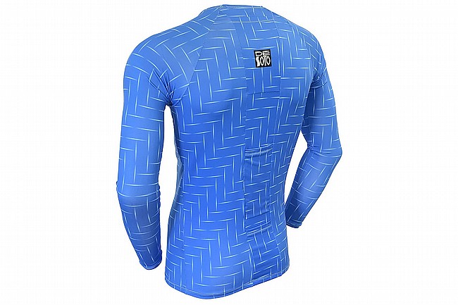 De Soto Mens Skin Cooler Long Sleeve Ultra Top Royal Laser