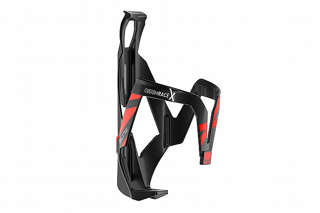 Elite Custom Race X Bottle Cage Black Glossy/Red