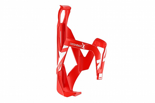 Elite Custom Race X Bottle Cage Red Glossy/White