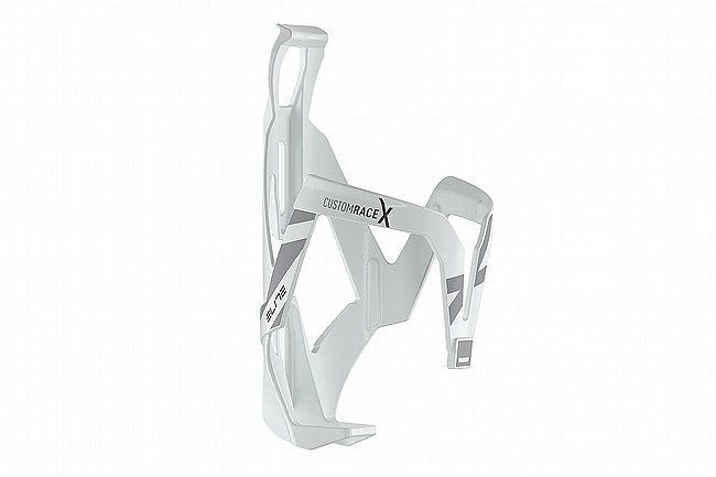 Elite Custom Race X Bottle Cage White Glossy/Gray