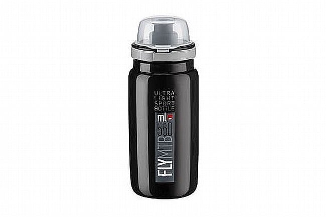 Elite Fly Tex MTB Bottle (550ml) Black w/ Grey Logo