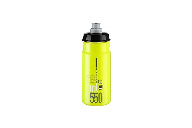 Elite Jet Water Bottle (550 ml) Yellow Fluo w/ Black Logo