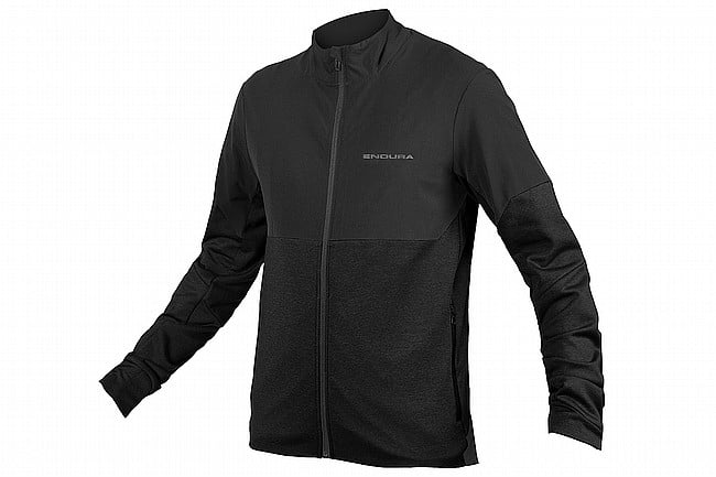 Endura Mens SingleTrack FZ Thermal LS Black