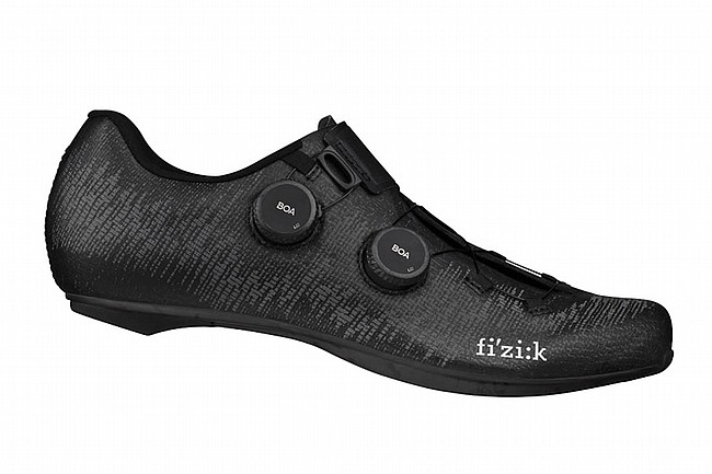 Fizik Mens Vento Infinito Knit Carbon 2 Wide Road Shoe Black/Black