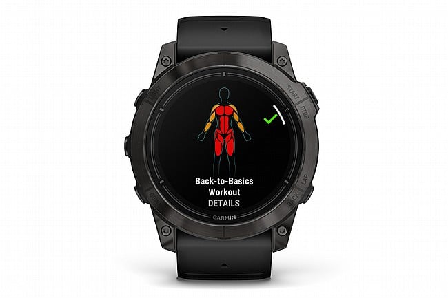 Garmin EPIX PRO Sapphire Titanium GPS Watch Guided Workout
