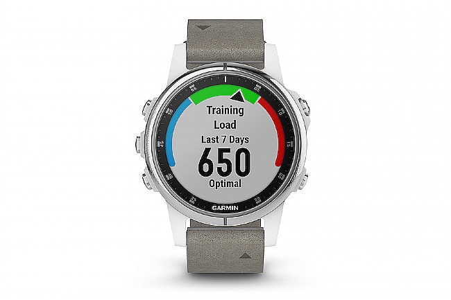 Garmin Fenix 5S Plus Sapphire Grey Suede GPS Watch 