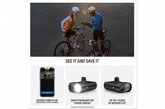 Garmin Varia Vue Headlight Camera 