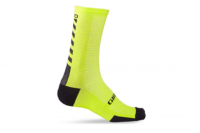 Giro HRC Merino Wool Sock Bright Lime - Medium