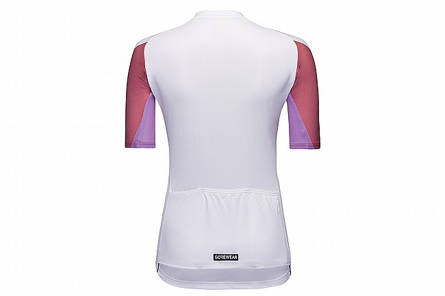 Gore Wear Womens Spirit Triangles Jersey White / Lab Red