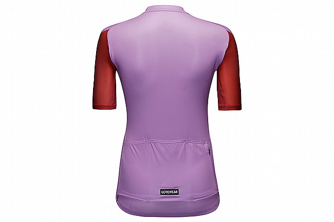 Gore Wear Womens Spirit Triangles Jersey Scrub Purple / Lab Red
