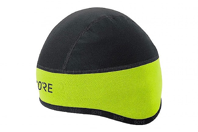 Gore Wear C3 Windstopper Helmet Cap Neon Yellow/Black - 54-58