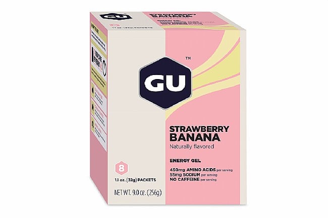 GU Energy Gels (Box of 8) Strawberry Banana