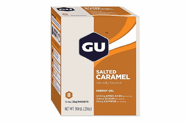 GU Energy Gels (Box of 8) Salted Carmel