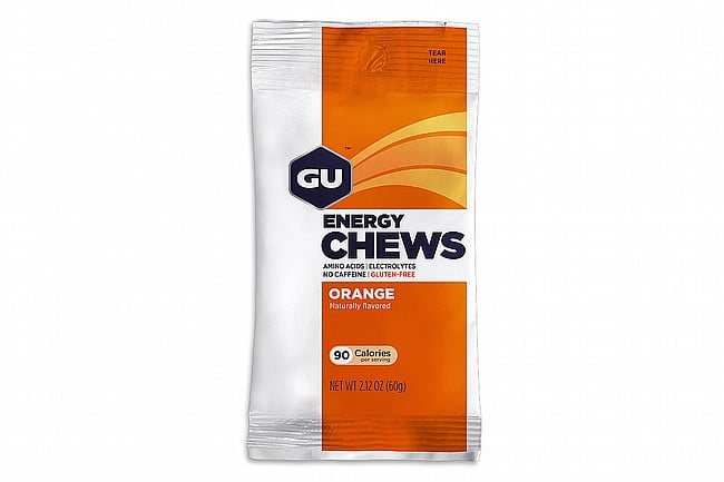 GU Energy Chews (Box of 12) Orange