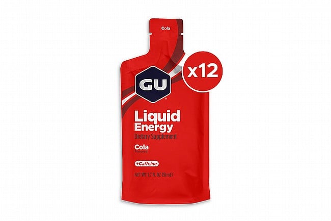 GU Liquid Energy Gel (Box of 12) Cola (40mg Caffeine)