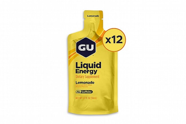 GU Liquid Energy Gel (Box of 12) Lemonade