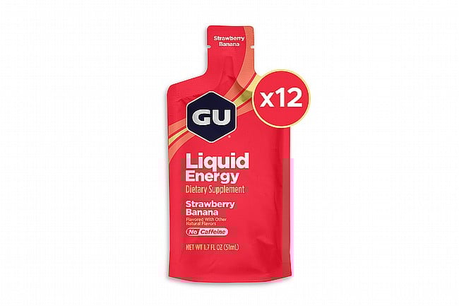 GU Liquid Energy Gel (Box of 12) Strawberry Banana 
