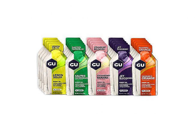 GU Energy Gels (Mixed Box of 24) Mixed Fruity Gels