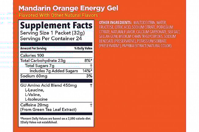 GU Energy Gels (Mixed Box of 24) Mixed Fruity Gels