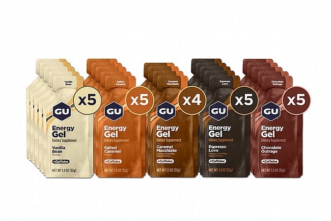 GU Energy Gels (Mixed Box of 24) Mixed Indulgent Gels