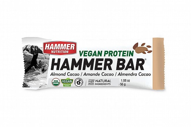 Hammer Nutrition Vegan Protein Bar (Box of 12) Almond Cacao