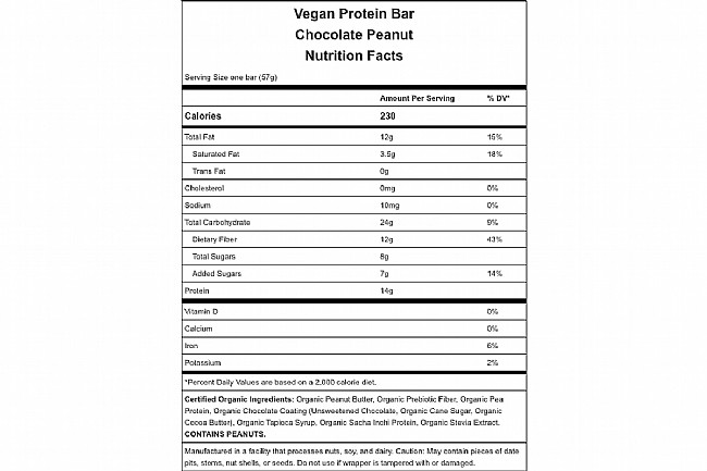 Hammer Nutrition Vegan Protein Bar (Box of 12) 