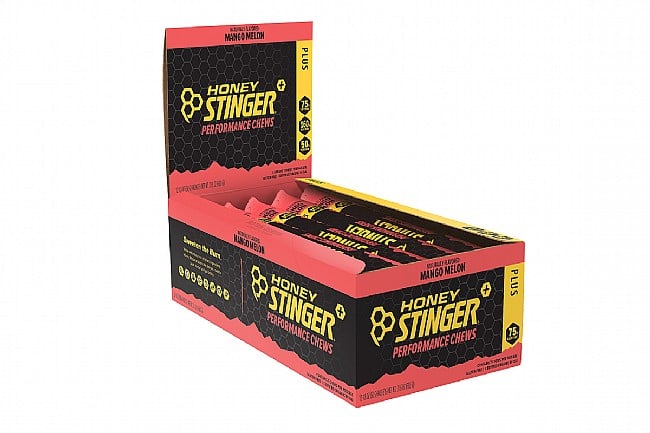 Honey Stinger Plus+ Performance Chews (Box of 12) Mango Melon