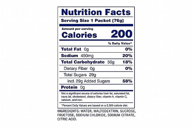 Carbs Fuel Original 50g Energy Gels Salted (Box of 12) 