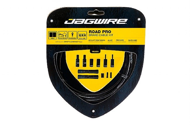 Jagwire Road Pro Polished Brake Cable Kit Black - Sram/Shimano