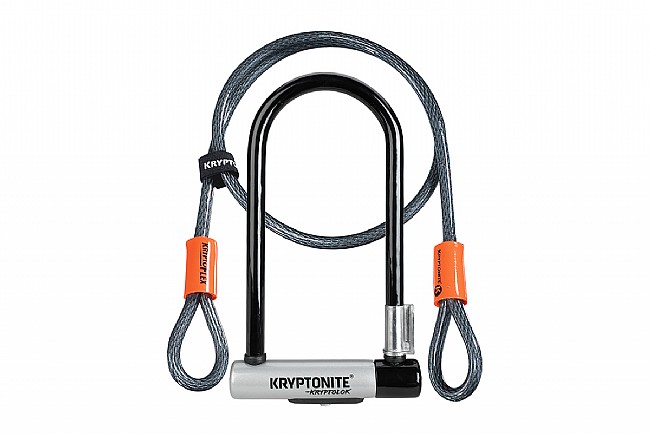 Kryptonite Kryptolok Standard U-Lock with Flex Cable 