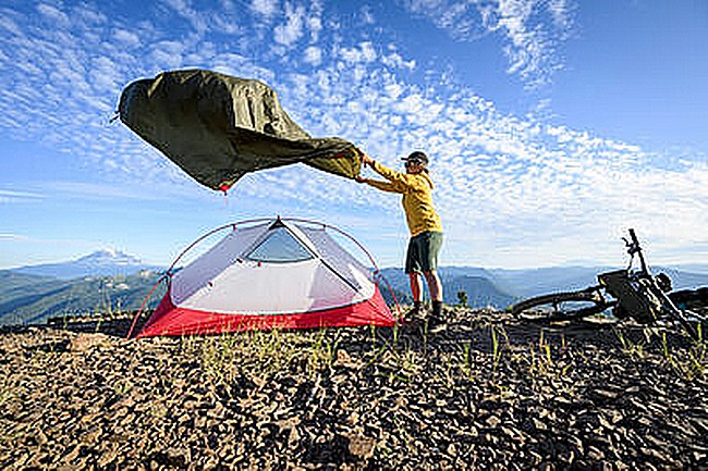 MSR Hubba Hubba Bikepacking Tent - 1 Person 