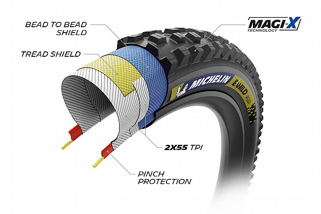 Michelin E-Wild Rear Racing Line 27.5 Inch MTB Tire 