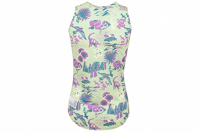 Pearl Izumi Womens Transfer Mesh Tank Baselayer Desert Green Coslope