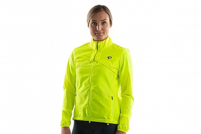 Pearl Izumi Womens Quest Barrier Convertible Jacket Screaming Yellow