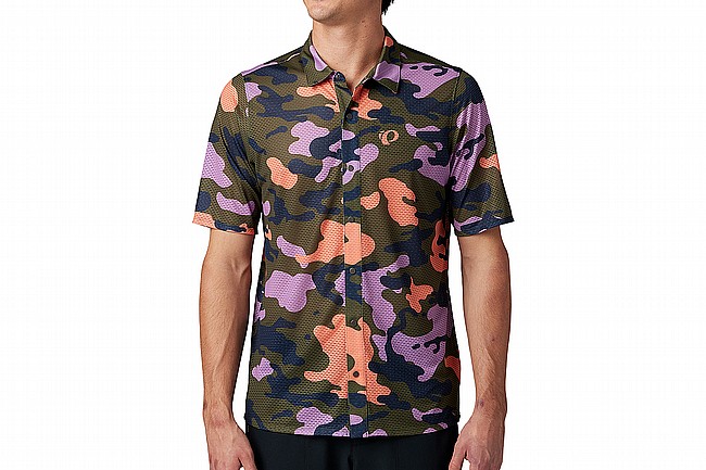 Pearl Izumi Mens Canyon Tech Snap Pinyon Disrupt Camo