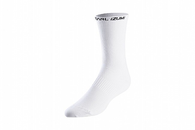 Pearl Izumi Mens ELITE Tall Sock White