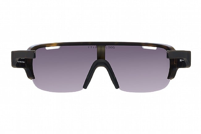 POC DO Half Blade Sunglasses Tortoise Brown - Violet/Silver Mirror
