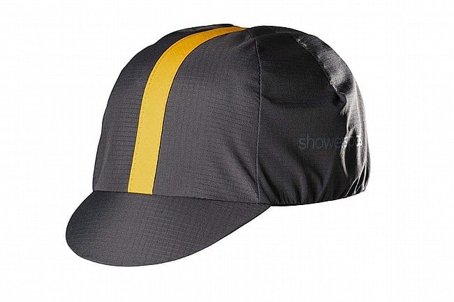 Showers Pass Elite Cycling Cap Graphite Golden Rod - One Size