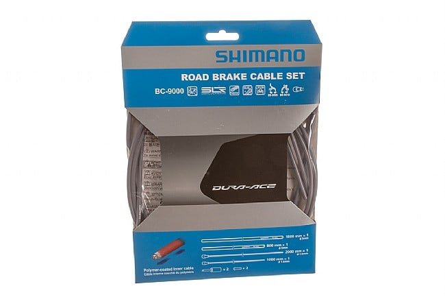 Shimano Polymer Coated Brake Cable Set Grey
