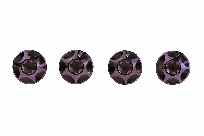 Silca Titanium Cage Bolts (4 Pack) Royal Purple Anodized