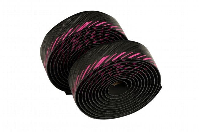 Silca Nastro Cuscino Handlebar Tape 3.75mm Black with Hot Pink