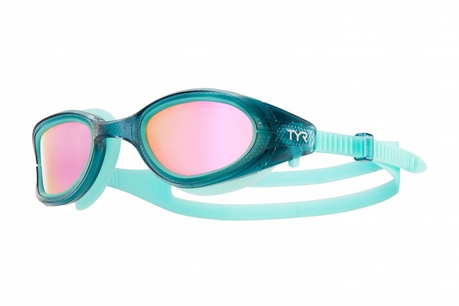 TYR Sport Special Ops 3.0 Femme Polarized Goggle Pink/Grey/Mint