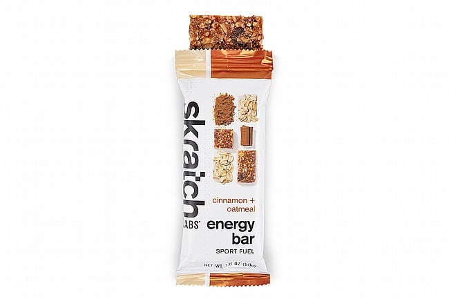 Skratch Labs Energy Bars Sport Fuel (Box of 12) Cinnamon + Oatmeal